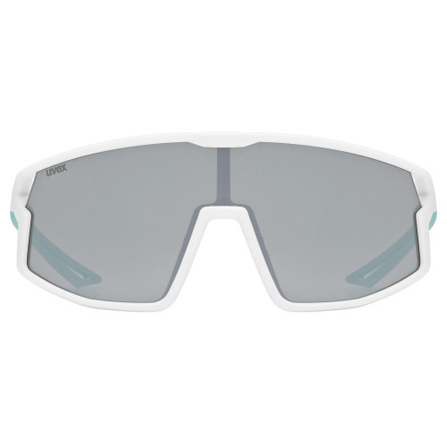 Glasses Uvex skyrise jr. white-green matt / mirror silver