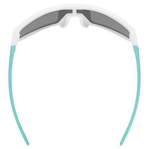 Glasses Uvex skyrise jr. white-green matt / mirror silver