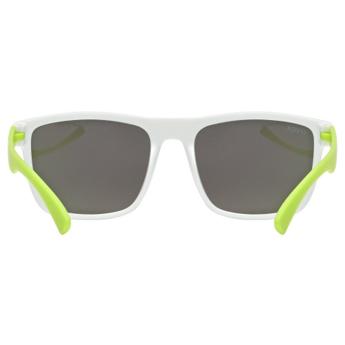 Brilles Uvex rookie white-lime mat / mirror green