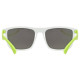 Brilles Uvex rookie white-lime mat / mirror green