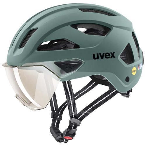 Helmet Uvex stride visor MIPS sage green matt-56-59CM
