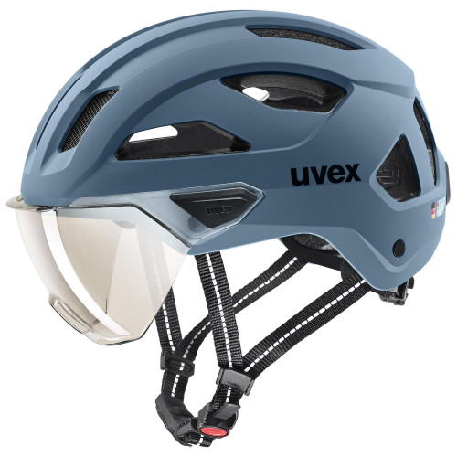 Ķivere Uvex stride visor stone blue matt-56-59CM