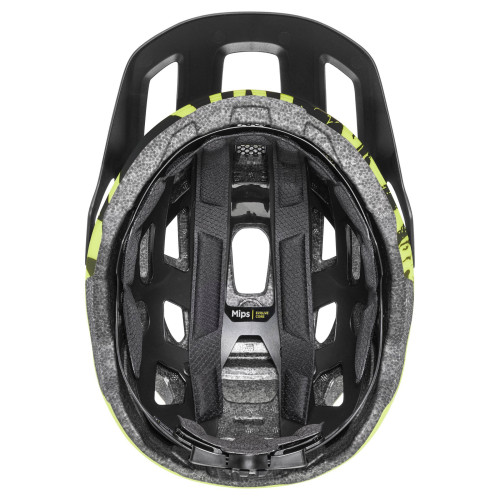 Ķivere Uvex react jr. MIPS lime - black-52-56CM