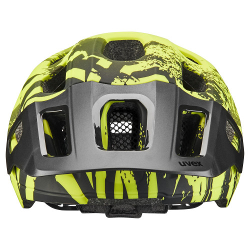 Ķivere Uvex react jr. MIPS lime - black-52-56CM
