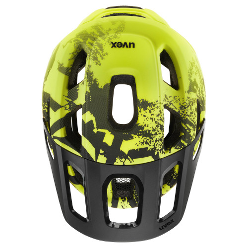 Ķivere Uvex react jr. MIPS lime - black-52-56CM