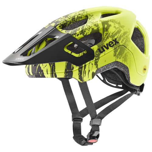 Ķivere Uvex react jr. MIPS lime - black-52-56CM