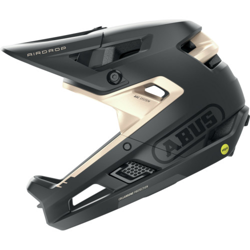 Helmet Abus AirDrop MIPS black gold-L/XL (58-62)