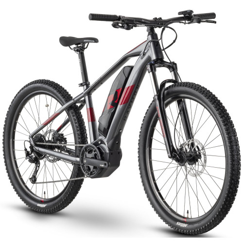 Elektriskais velosipēds Raymon HardRay E 3.0 27.5" anthracite-red-40 cm / S