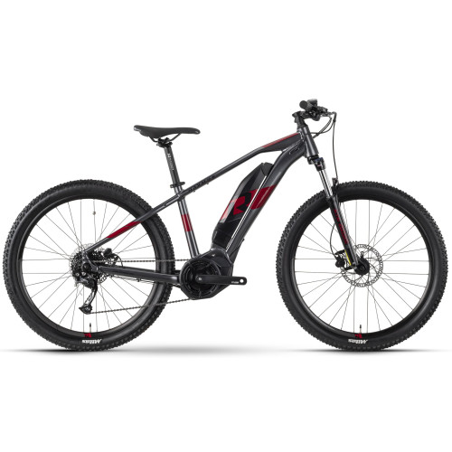 Elektriskais velosipēds Raymon HardRay E 3.0 27.5" anthracite-red-40 cm / S
