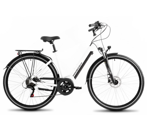 Elektriskais velosipēds ProEco Wave AN 1.0 R 504Wh white-black-17" / M