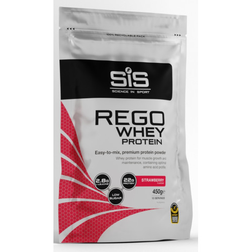 Sports nutrition powder SiS Rego Whey Powder (protein) Strawberry 450g