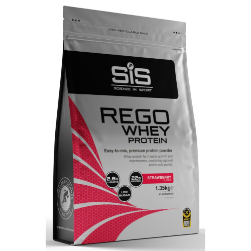 Sports nutrition powder SiS Rego Whey Powder (protein) Strawberry 1.35kg