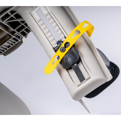 Child seat Bellelli Mr Fox B-fix frame silk grey