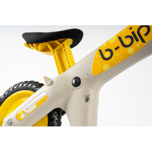 Balansēšanas velosipēds Bellelli B-Bip silk grey-yellow