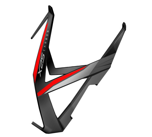 Bottle cage RaceOne X25 Carbon black-red