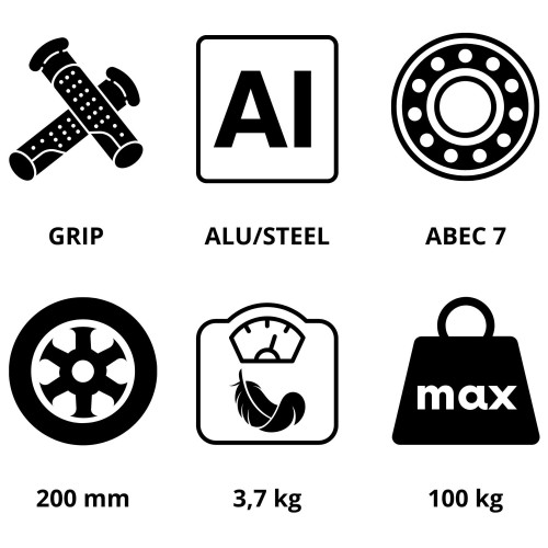 Scooter HyperMotion Vibe black-pink