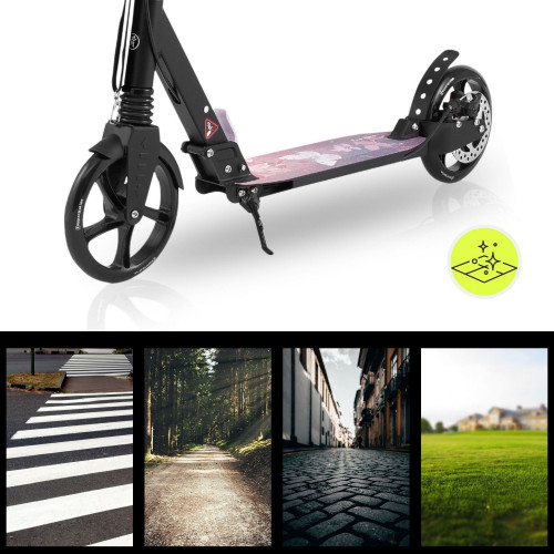 Scooter HyperMotion Skyline black-pink