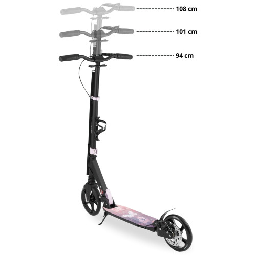 Scooter HyperMotion Skyline black-pink