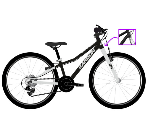 Bicycle Karbon Superlight 24 black