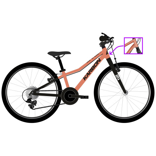 Bicycle Karbon Superlight 24 copper