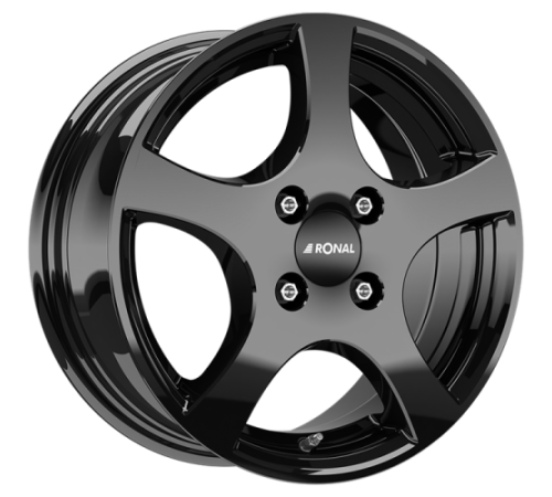 14" 4x100 Ronal CA2 JET BLACK ET30 6.0J