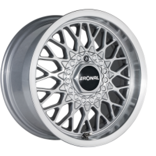 16" 5x108 Ronal LSX SILVER-FRONT CUT ET50 7.0J