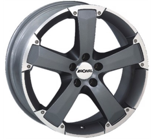 17" 5x120 Ronal R47 TITANIUM-RIM LIP CUT ET45 8.0J