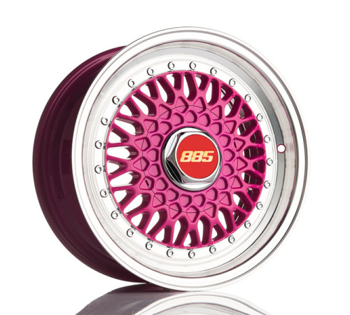 15" 4x114.3 885 Classic RS Pink ET20 7J