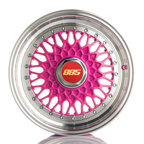 15" 4x114.3 885 Classic RS Pink ET20 7J