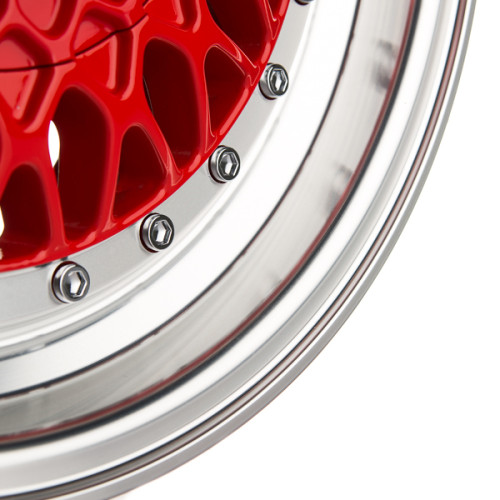 15" 4x100 885 Classic RS Red ET20 7J