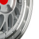 17" 4x100 885 LeMans Silver ET35 7.5J