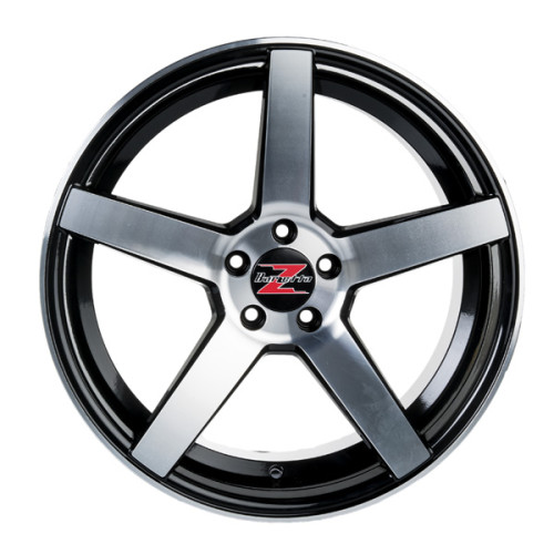 20" 5x108 Barzetta Tenente Black Polished ET40 8.5J