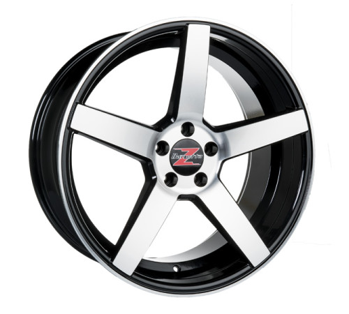 20" 5x108 Barzetta Tenente Black Polished ET40 8.5J