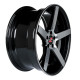 20" 5x108 Barzetta Tenente Black Polished ET40 8.5J