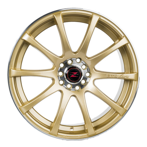 18" 5x114.3 Barzetta GTR Gold ET40 7.5J