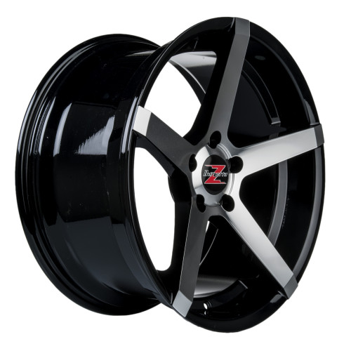 19" 5x112 Barzetta Colonnello Black Polished ET30 8.5J