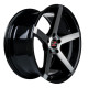19" 5x112 Barzetta Colonnello Black Polished ET30 8.5J