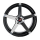 19" 5x112 Barzetta Colonnello Black Polished ET30 8.5J