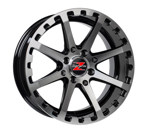 16" 4x137 Barzetta ATV Black Polished ET10 7J