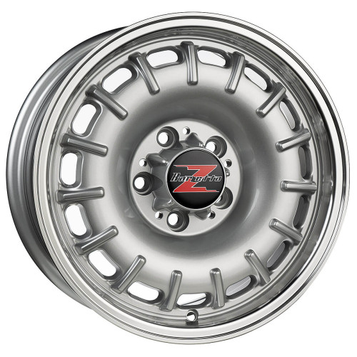 15" 5x112 Barzetta Baroque Silver Polished Lip ET23 7J