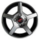 13" 4x100 Barzetta Carrello Black Polished ET30 4.5J