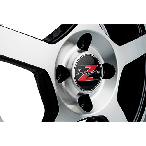 13" 4x100 Barzetta Carrello Black Polished ET30 4.5J