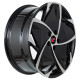 19" 5x108 Barzetta Elettrico Black Polished ET45 8.0J