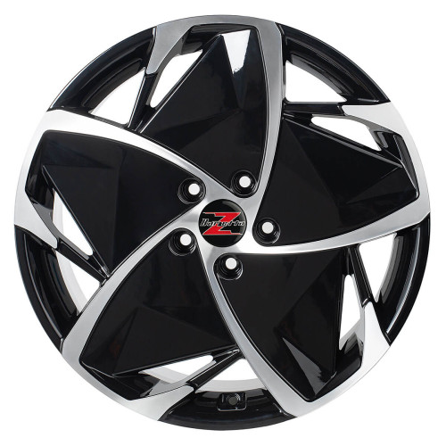 19" 5x108 Barzetta Elettrico Black Polished ET45 8.0J