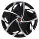 19" 5x108 Barzetta Elettrico Black Polished ET45 8.0J