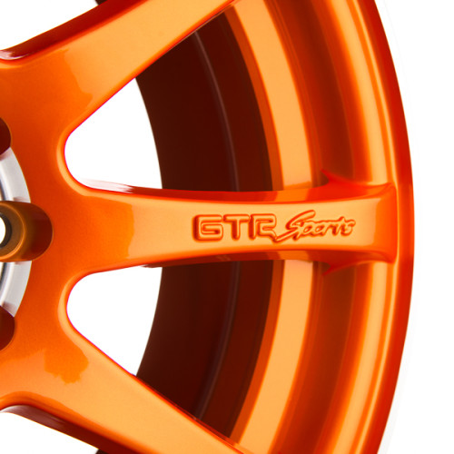 18" 5x114.3 Barzetta GTR Raceorange ET40 7.5J