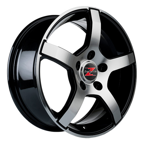 15" 4x100 Barzetta Inverno Black Polished ET40 6J