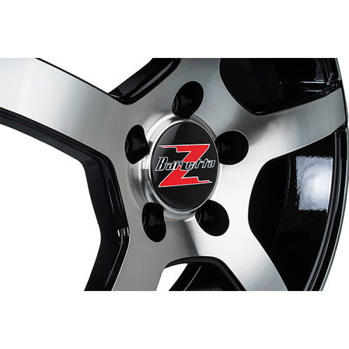 15" 4x100 Barzetta Inverno Black Polished ET40 6J