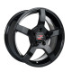 16" 5x108 Barzetta Inverno Black ET42 6.5J