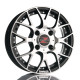 15" 4x100 Barzetta Piccolo BlackPolish ET35 4.5J